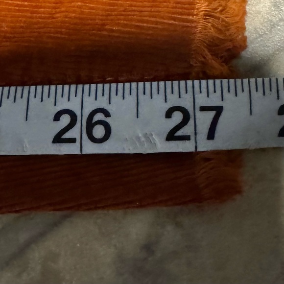 Free People We The People Rust Corduroy Skinny Jeans Size 27 High Rise Cropped - Picture 9 of 9